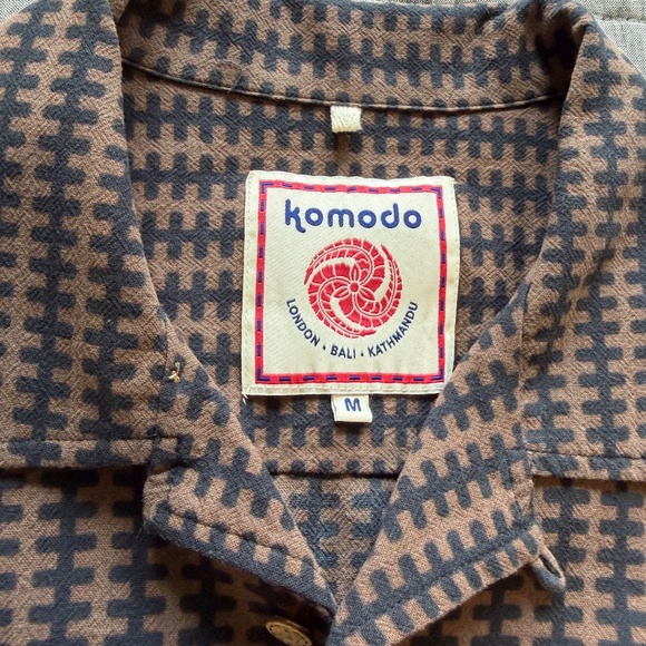 Komodo Kathmadu London Ethical Sustainable SS Knit Shirt - Men's M - Picture 2 of 4